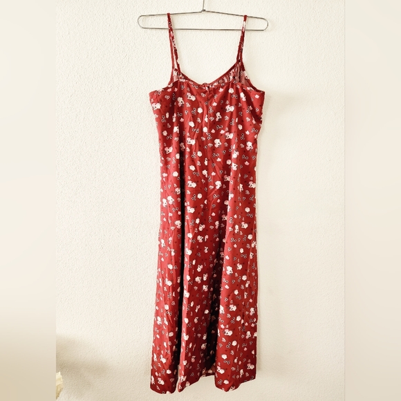 SHEIN Cami Midi Dress - Burgundy - Picture 5 of 9